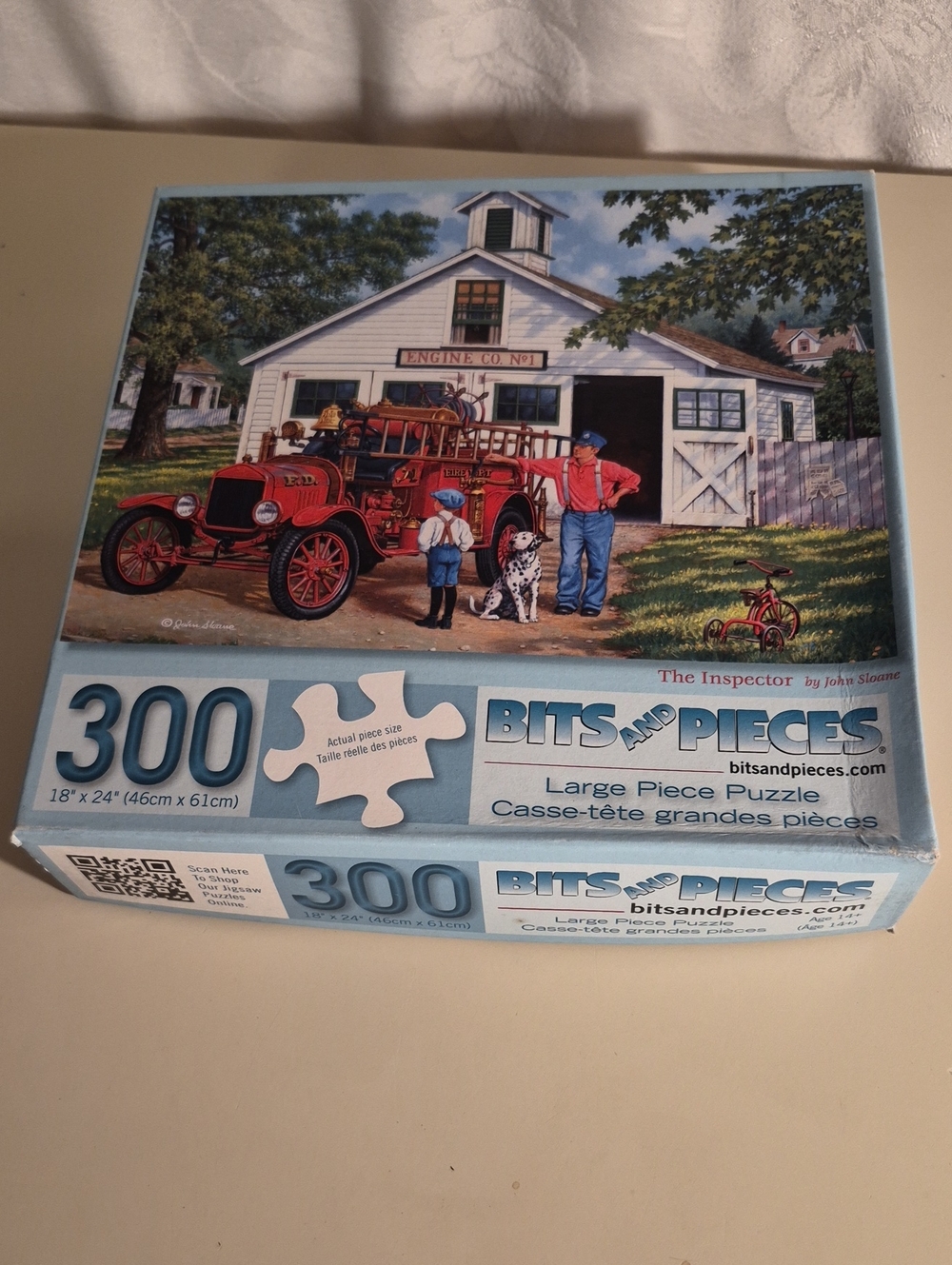 Bits and Pieces 300-Piece Large Piece Puzzle The Inspector John Sloane 45562